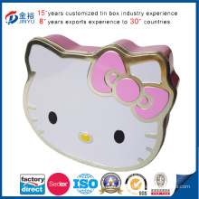 Cartoon Kitty Metal Food Packaging Box